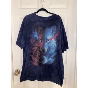 The Mountain Wolf T Shirt Blue S/S slize Adult 2XL